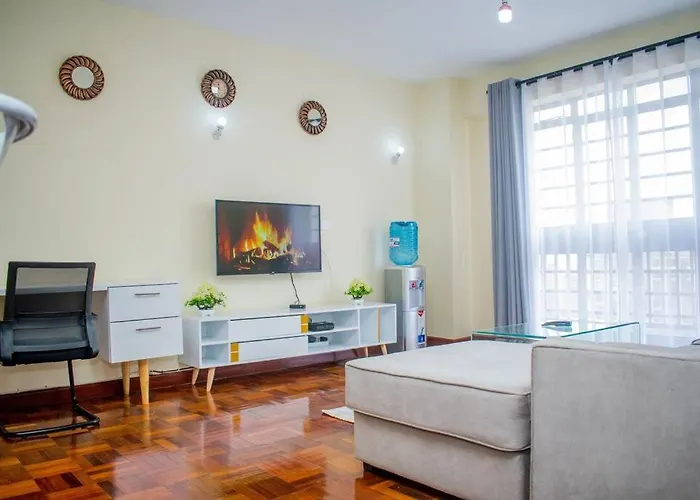 Classy 1Br In Westlands, Gym, Workspace, Parking