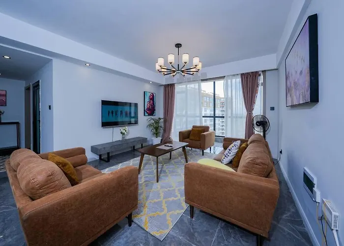 Abantu Parkview 2Br Suite Near Jkia Sgr With Pool Gym Eatery