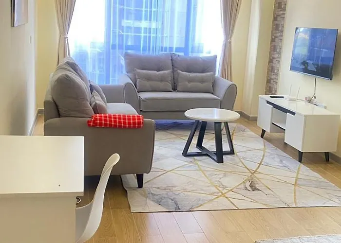 The Modern One Bedroom Apartment With Equipped Heated Swimming Pool, Fully Equipped Gym Ample Parking Child Playground And Amazing City Views