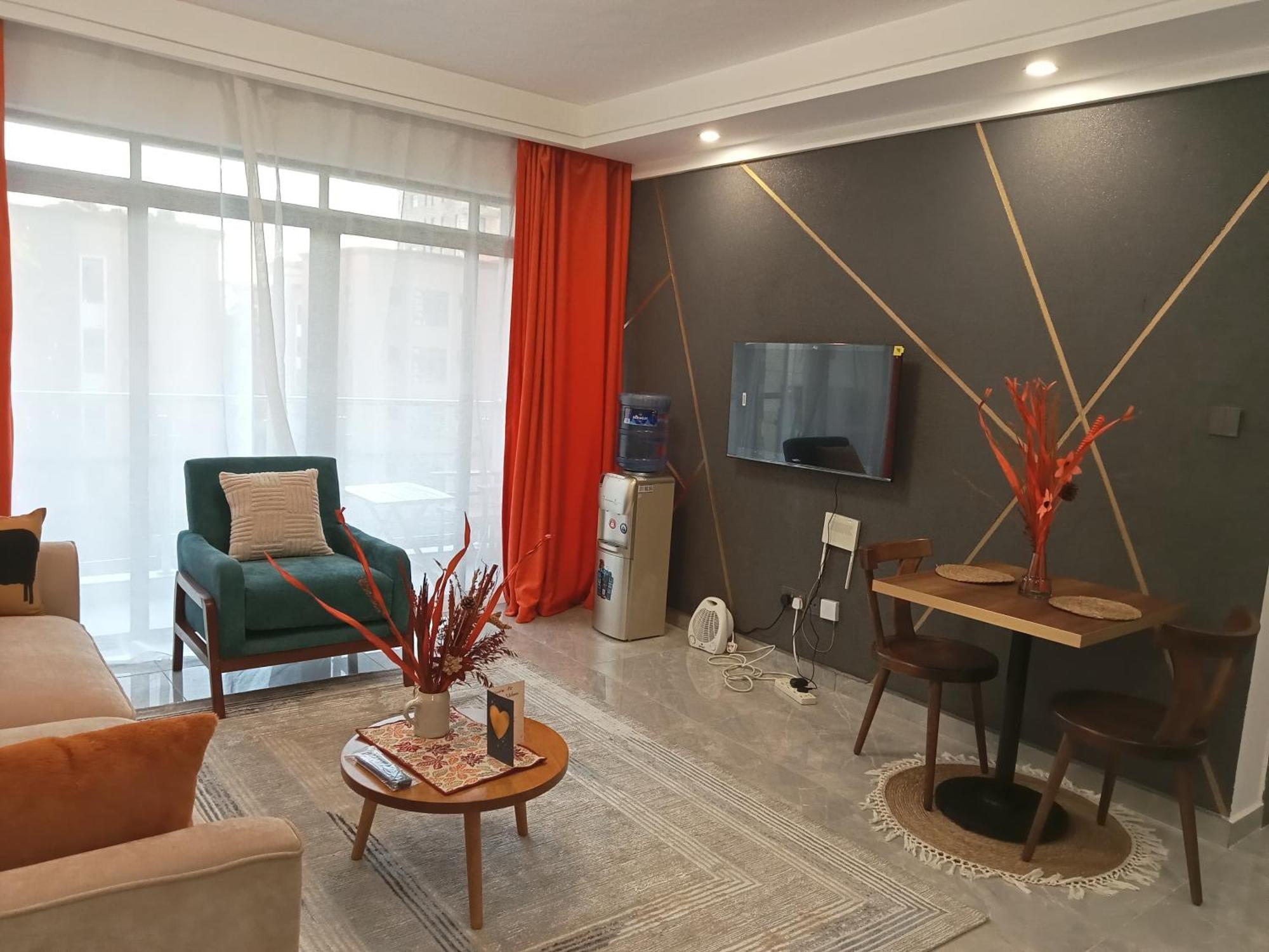Cozy Modern 1br In Lavington Kilimani Acomodação com café da manhã 