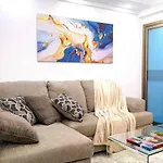 Chic High-Rise With Picturesque City Skyline View
