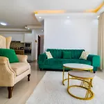 Elegant Two Bedroom Apartment With Swimming Pool ,Fully Equipped Gym ,Children Playground Area Private Parking And City Views