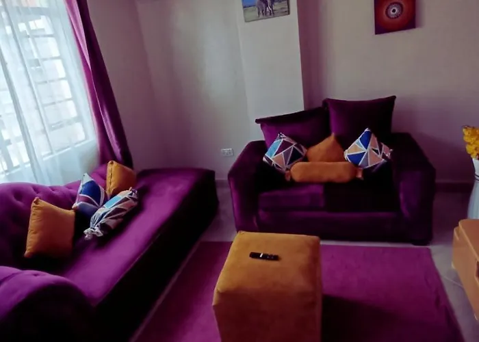 The Purple Gem Airbnb -South B- Oak South Apartments