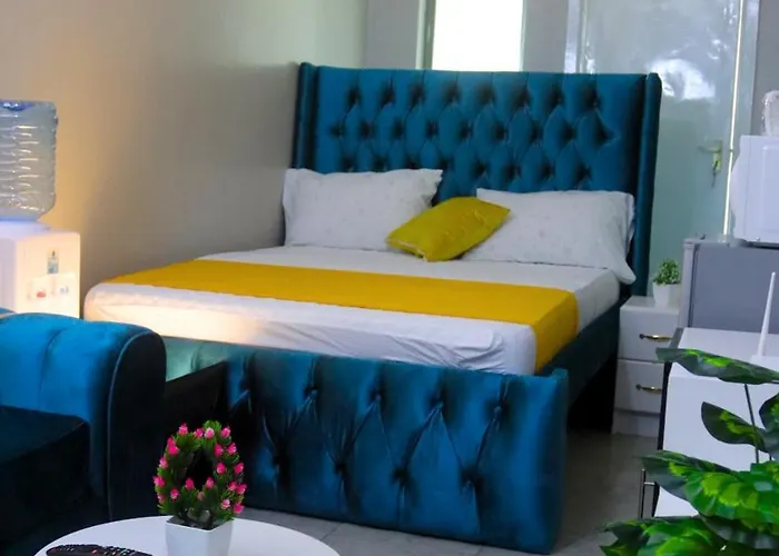 Definitehomes1 - Fully Furnished Studio With A Rooftop Restaurant Near Jkia Airport, Downtown Nairobi