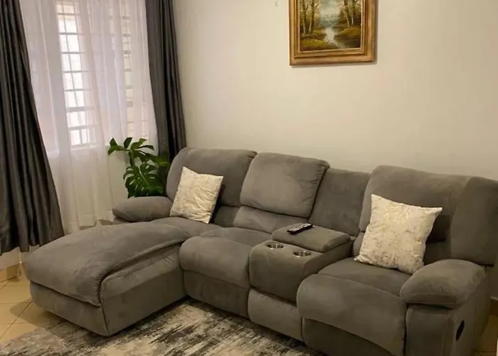 Luxurious One Bedroom Apartment Centrally-Located In South B, Minutes From Cbd, Shopping Malls, Restarants And Other Entertainment Areas. Free Private Parking With High-Speed Lifts And Ample Security With Cameras Around The Building.