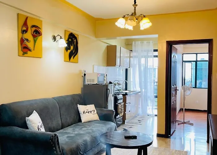 Kilimani Super One And Half Bedroom Near Yaya Centre With Netflix