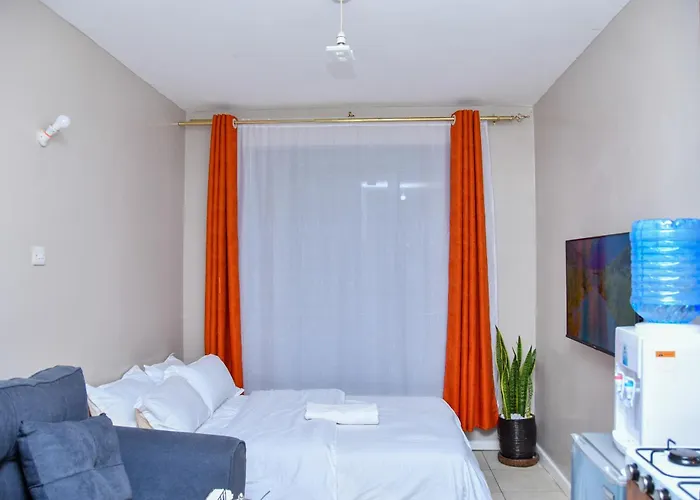 Stylish Studio With Rooftop Pool In Nairobi-Jojo Homes