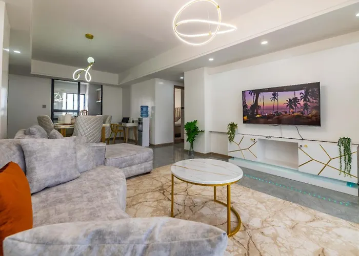Modern And Luxury Two Bedroom Apartment With Heated Swimming Pool Fully Equipped Gym Children Playing Ground And Amazing Scenic Views