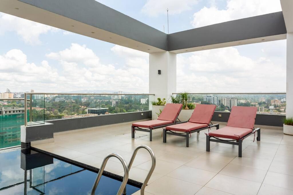 High-rise 2bd/2ba Luxury, W/pool & Gym - Westlands Nairobi