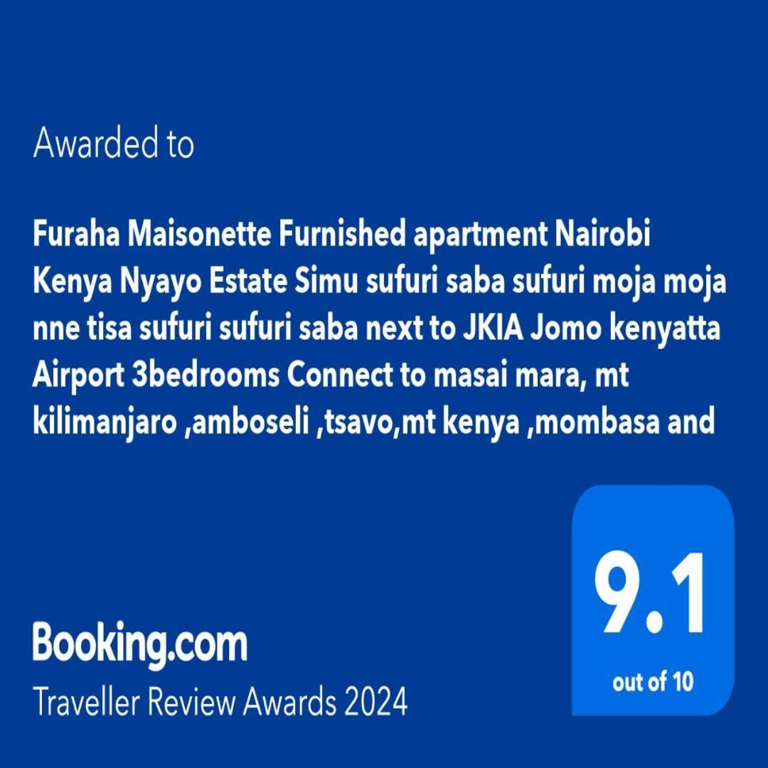 Apartment Shaba Maisonette Fully Furnished Nyayo Estate Kenya Namba Simu Sufuri Saba Sufuri Moja Moja Nne Tisa Sufuri Sufuri Saba Next To Jkia Jomo Kenyatta International Airport,next To Sgr Terminus Next To Kenya Airways Pride Centr