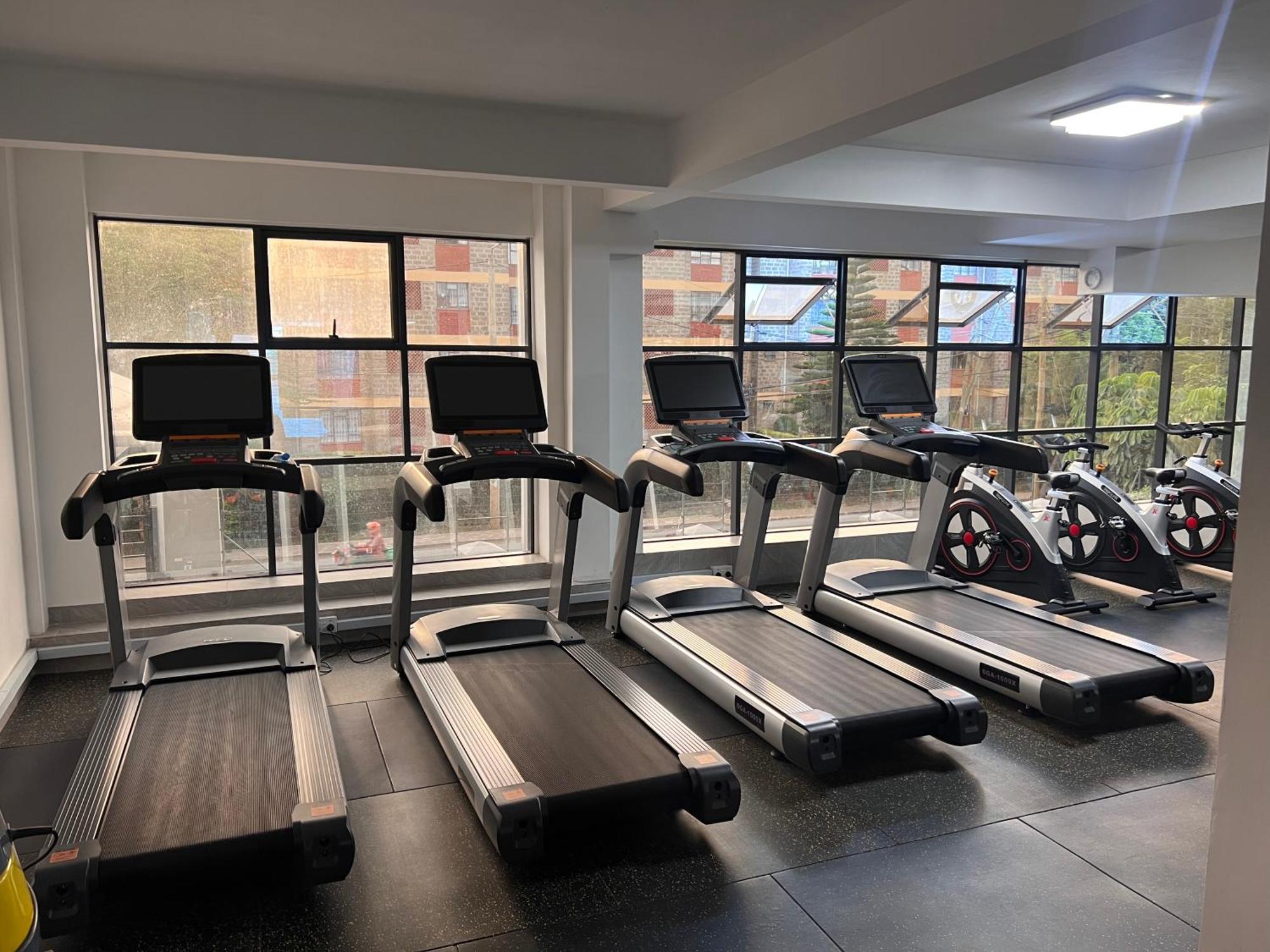 Apartment Cozy & Serene Flat In Kilimani With A Gym & City Views