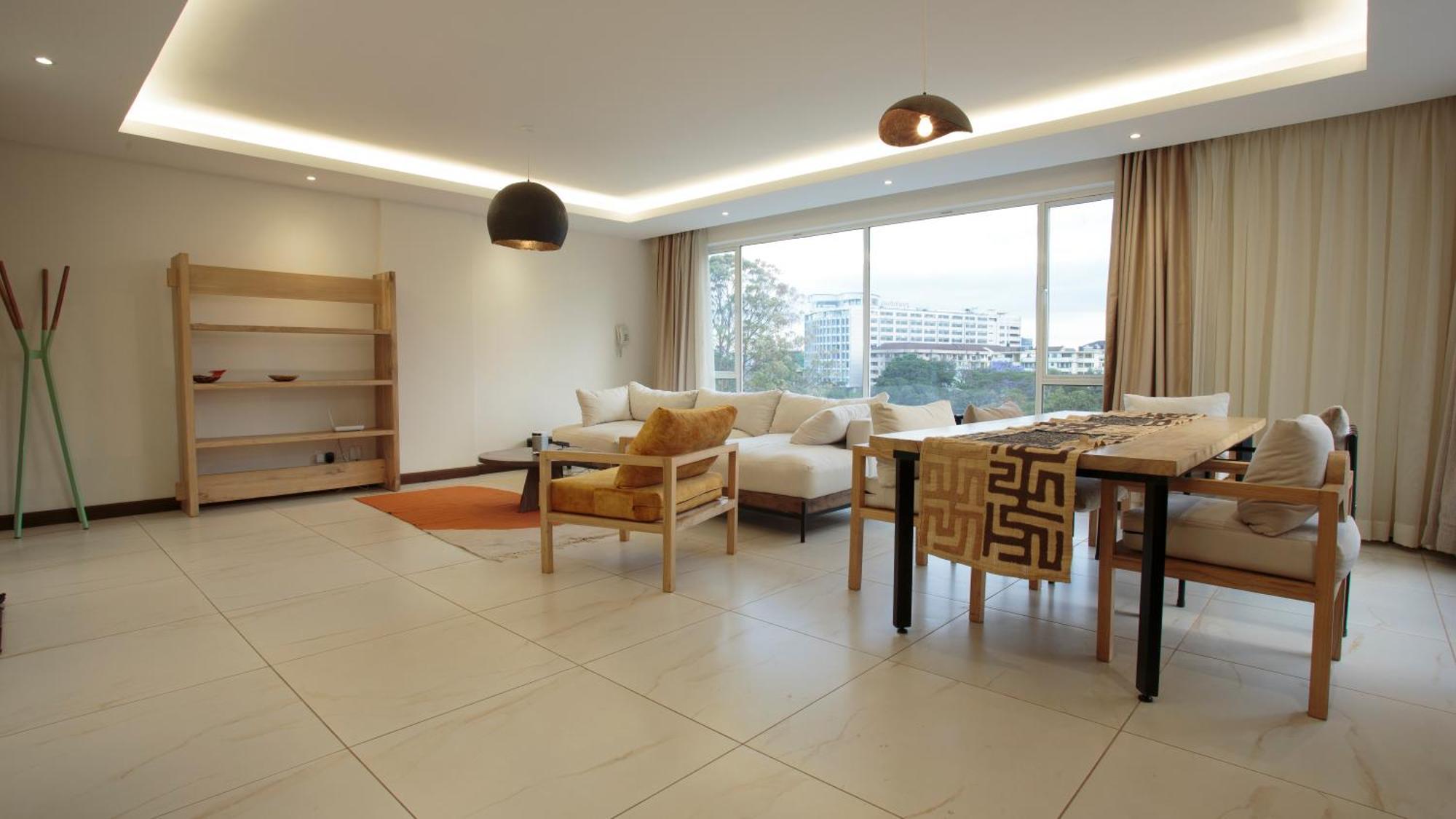 Shared In Three Bedrooms, Private Bathroom, Gym, Office Area, Kitchen, Wonderiss Westland Living Apartment Nairobi
