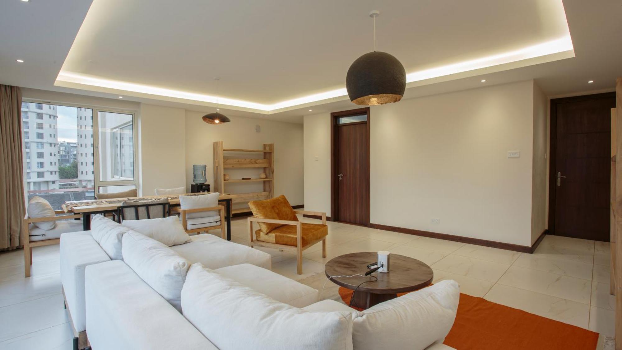 Apartment Shared In Three Bedrooms, Private Bathroom, Gym, Office Area, Kitchen, Wonderiss Westland Living Nairobi