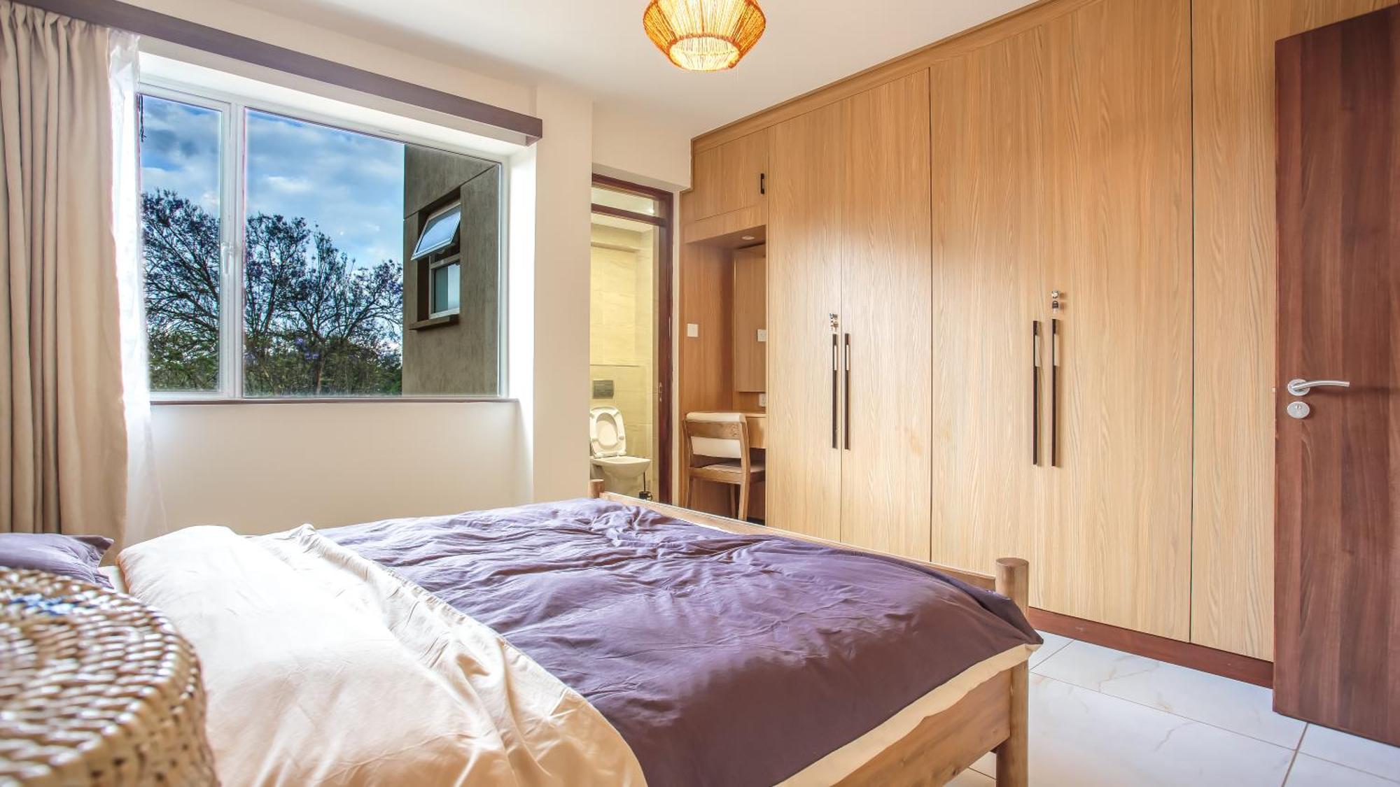 Shared In Three Bedrooms, Private Bathroom, Gym, Office Area, Kitchen, Wonderiss Westland Living Apartment Nairobi