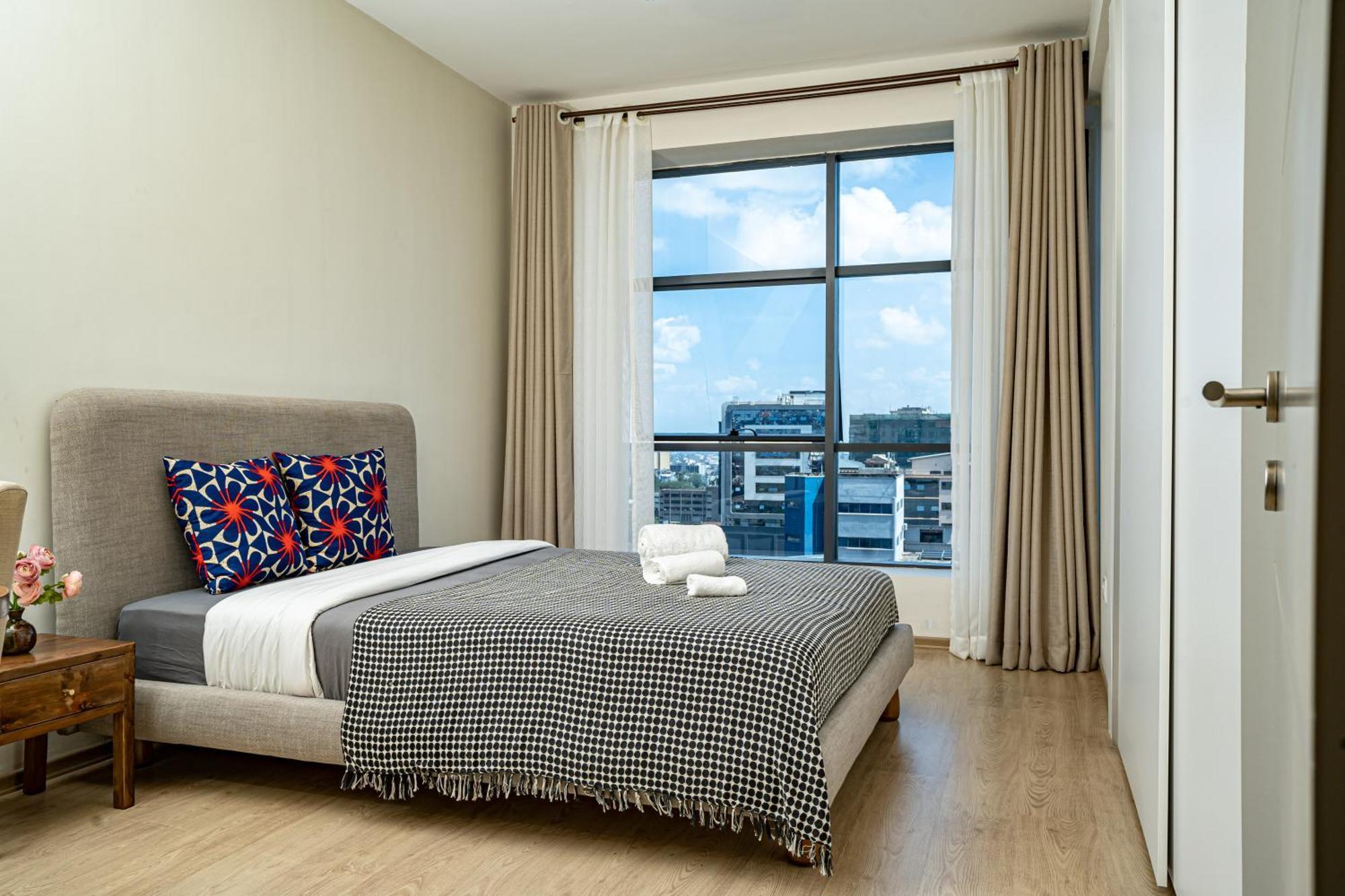 Elite One Bedroom Apartment,swimming Pool, Gym, Workspace ,wonderiss Homes Close Proximity To Gtc, Jw Mariott And Kempinski