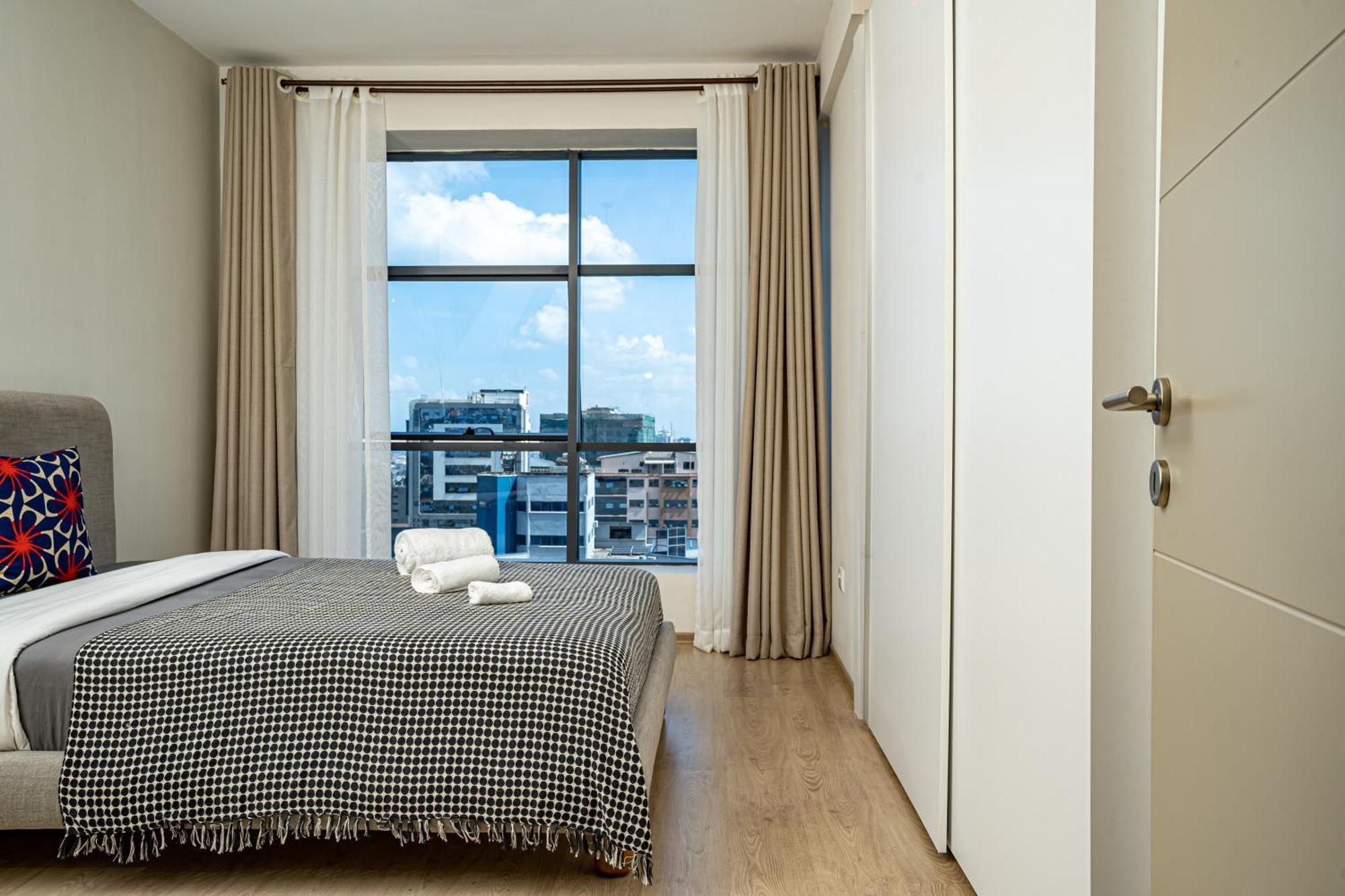 Elite One Bedroom Apartment,swimming Pool, Gym, Workspace ,wonderiss Homes Close Proximity To Gtc, Jw Mariott And Kempinski * Nairobi