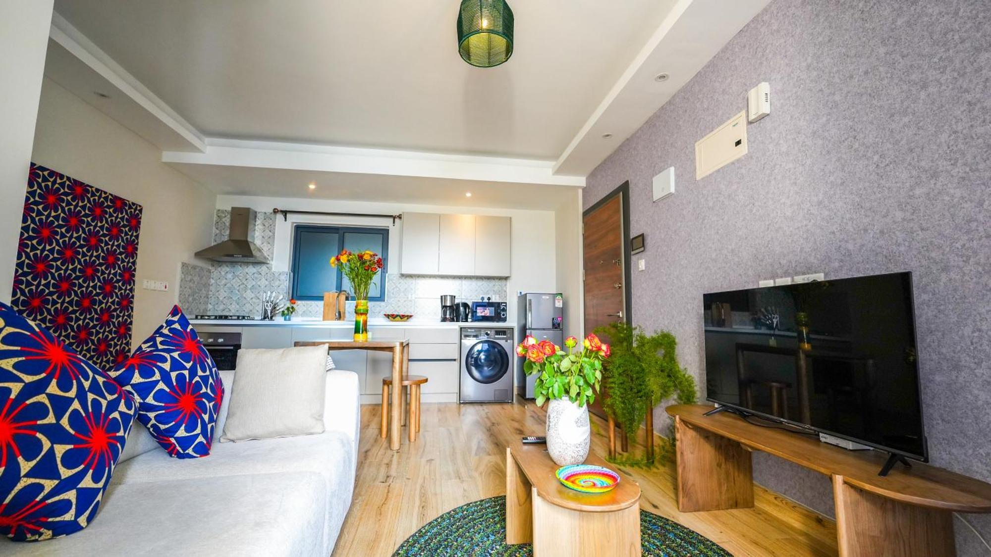 Elite One Bedroom Apartment,swimming Pool, Gym, Workspace ,wonderiss Homes Close Proximity To Gtc, Jw Mariott And Kempinski