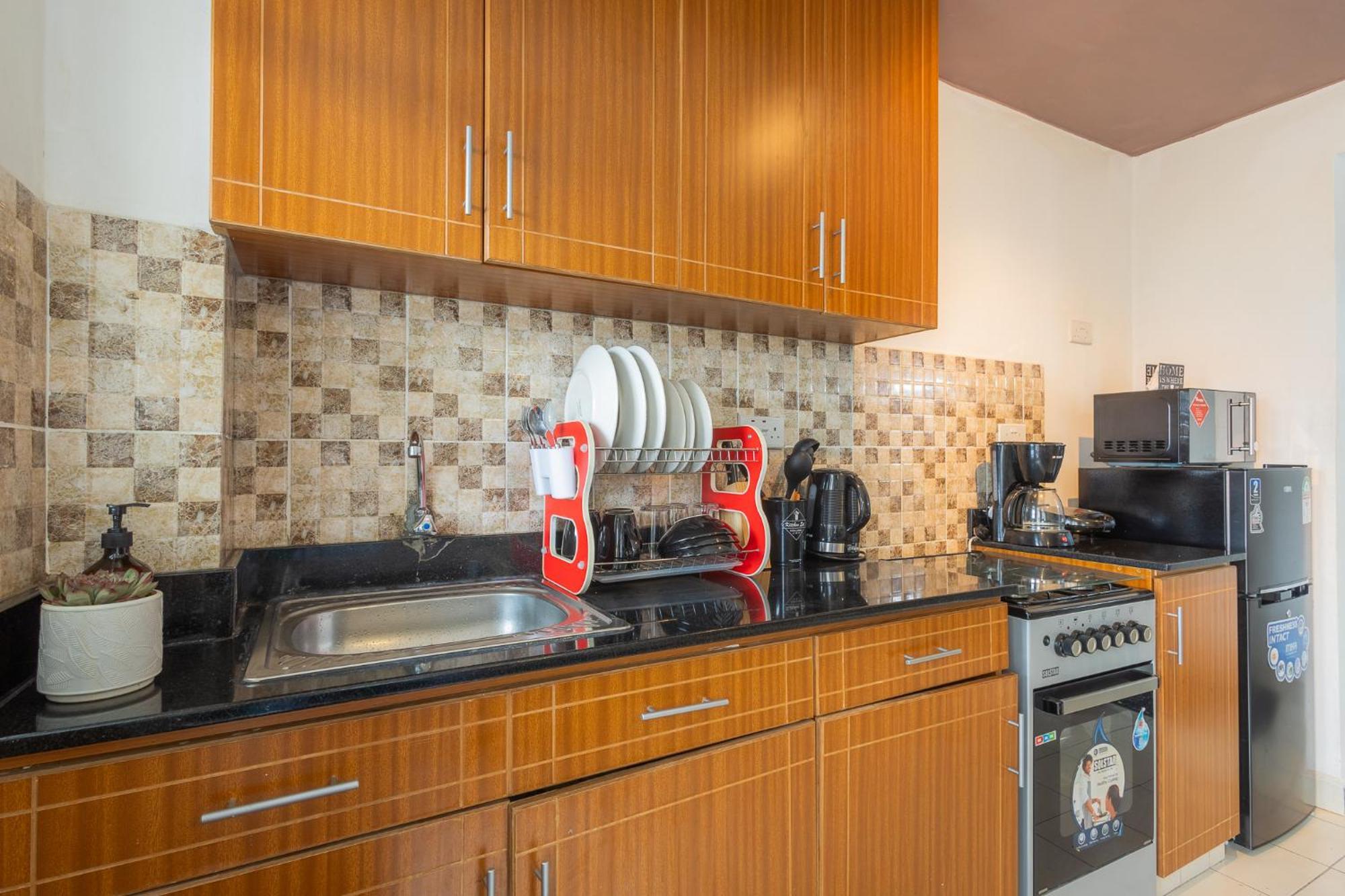 Furnished 1 Bedroom In Nairobi. 15 Mins To Cbd. Free Wi-fi & Parking