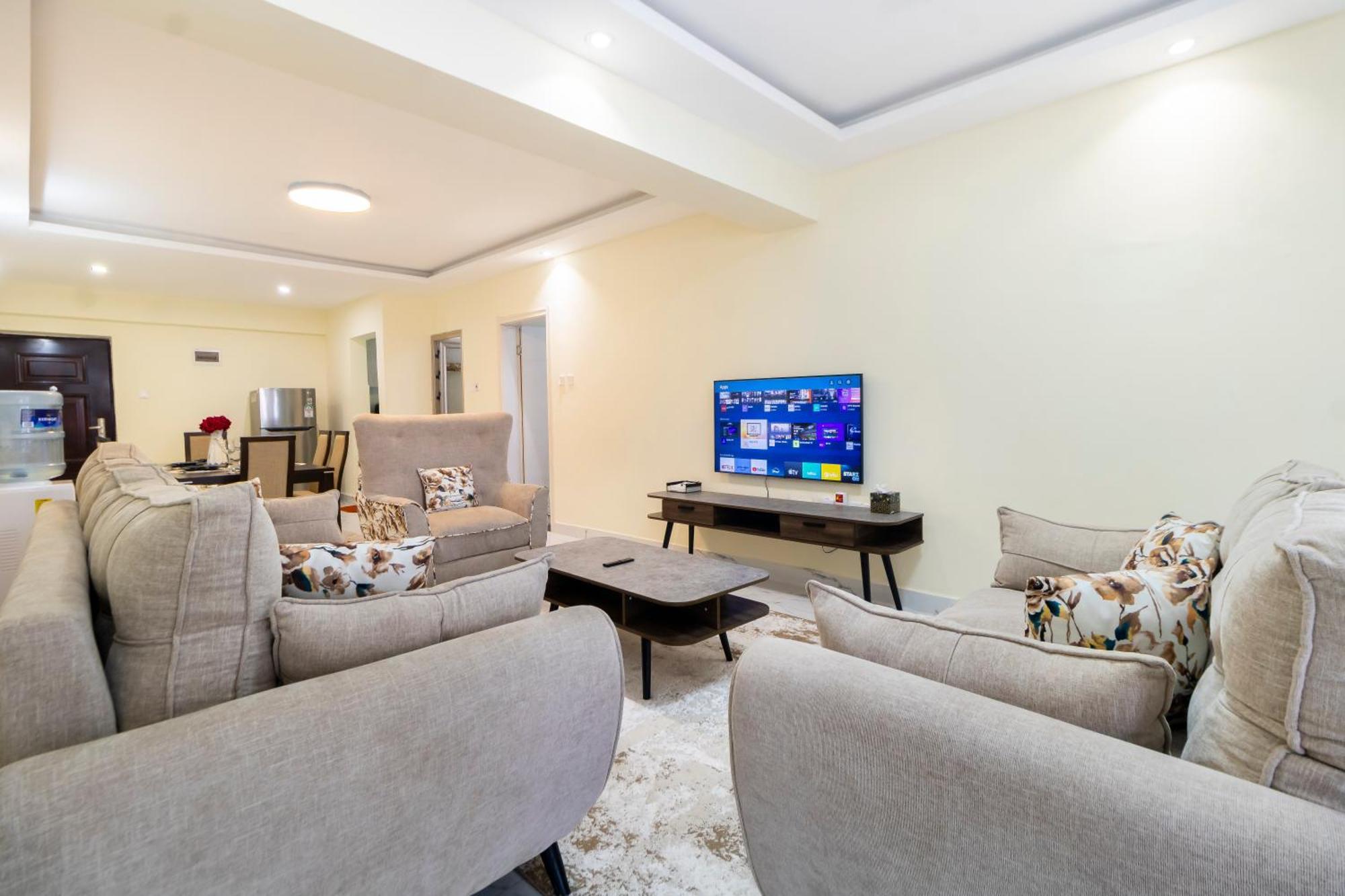 Apartment Luxurious Living In Kilimani: Spacious 3 Bedroom Awaits Nairobi