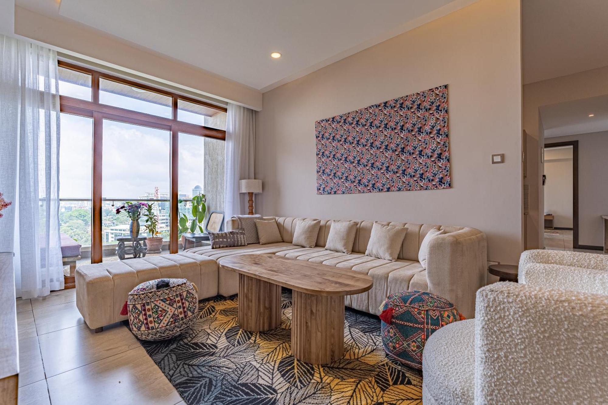 Donyo Park Two Bedroom Apartment, Swimming Pools, Gym, Workspace, Wonderiss Homes Westland Living Apartment