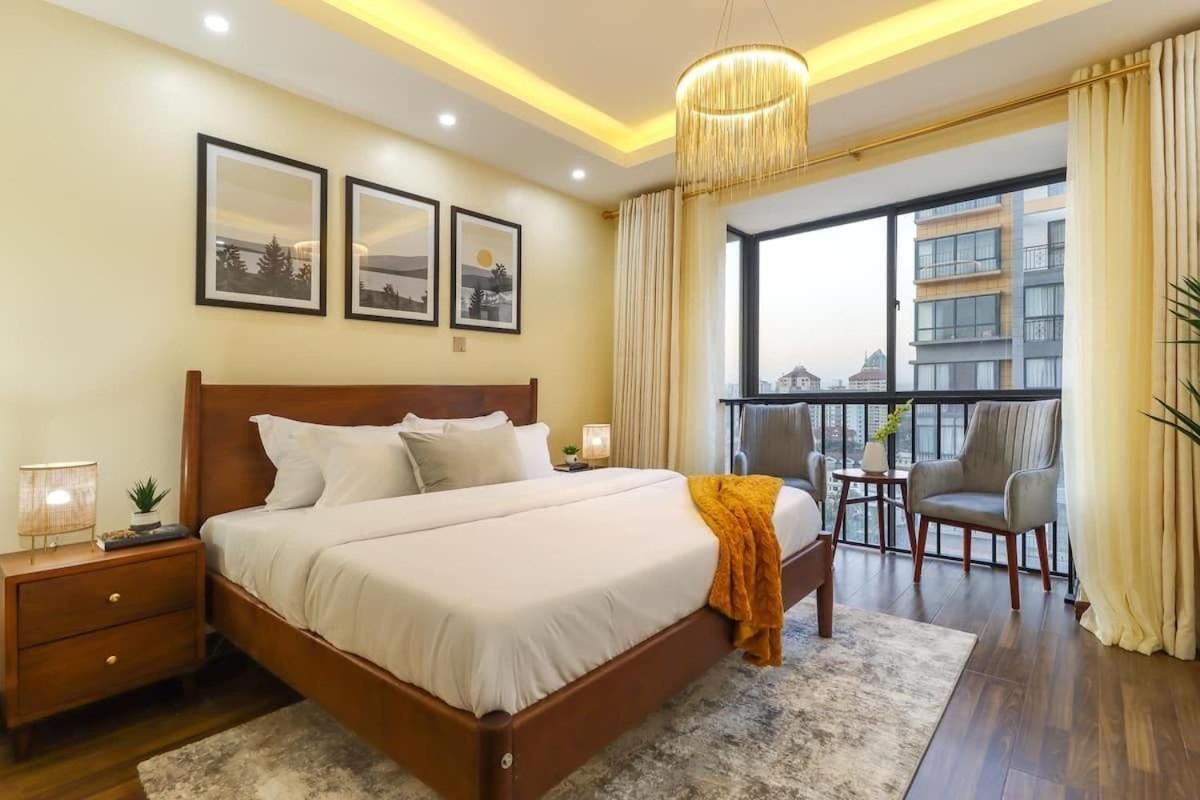 Apartment Upscale 3bd 2 & Half Bath Kilimani With Pool & Gym