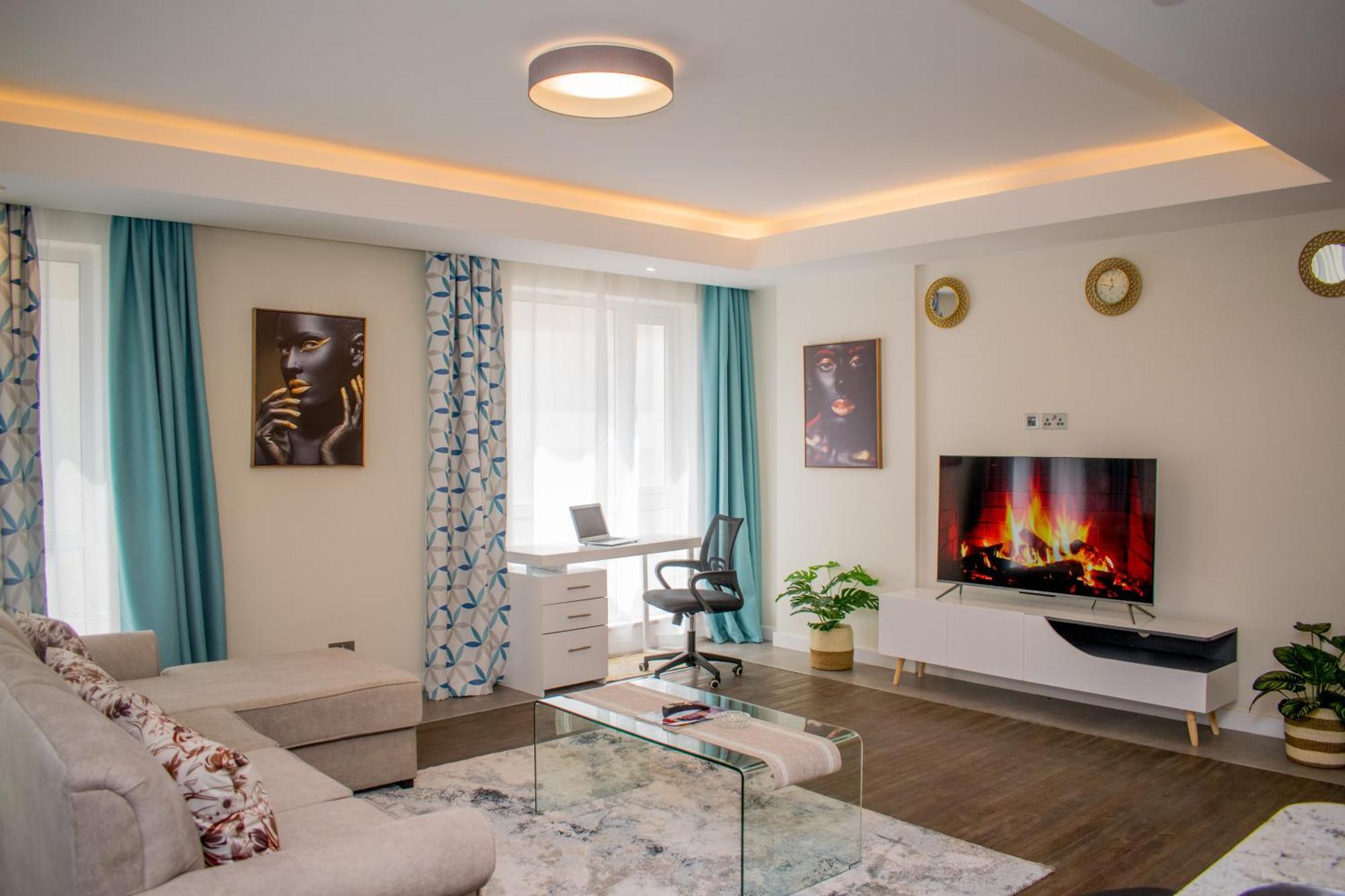Capital M Luxury 1br By Bednbeyond Eagle Westlands With A Pool And View Nairobi