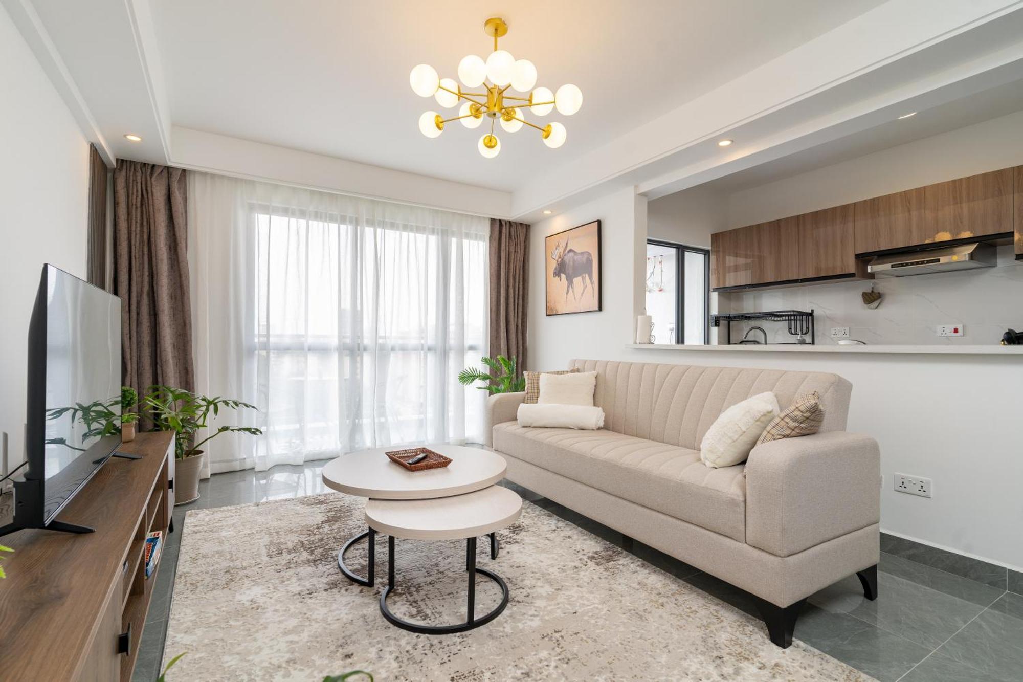 Apartment Airy With Gym, Stunning View At Riverside *