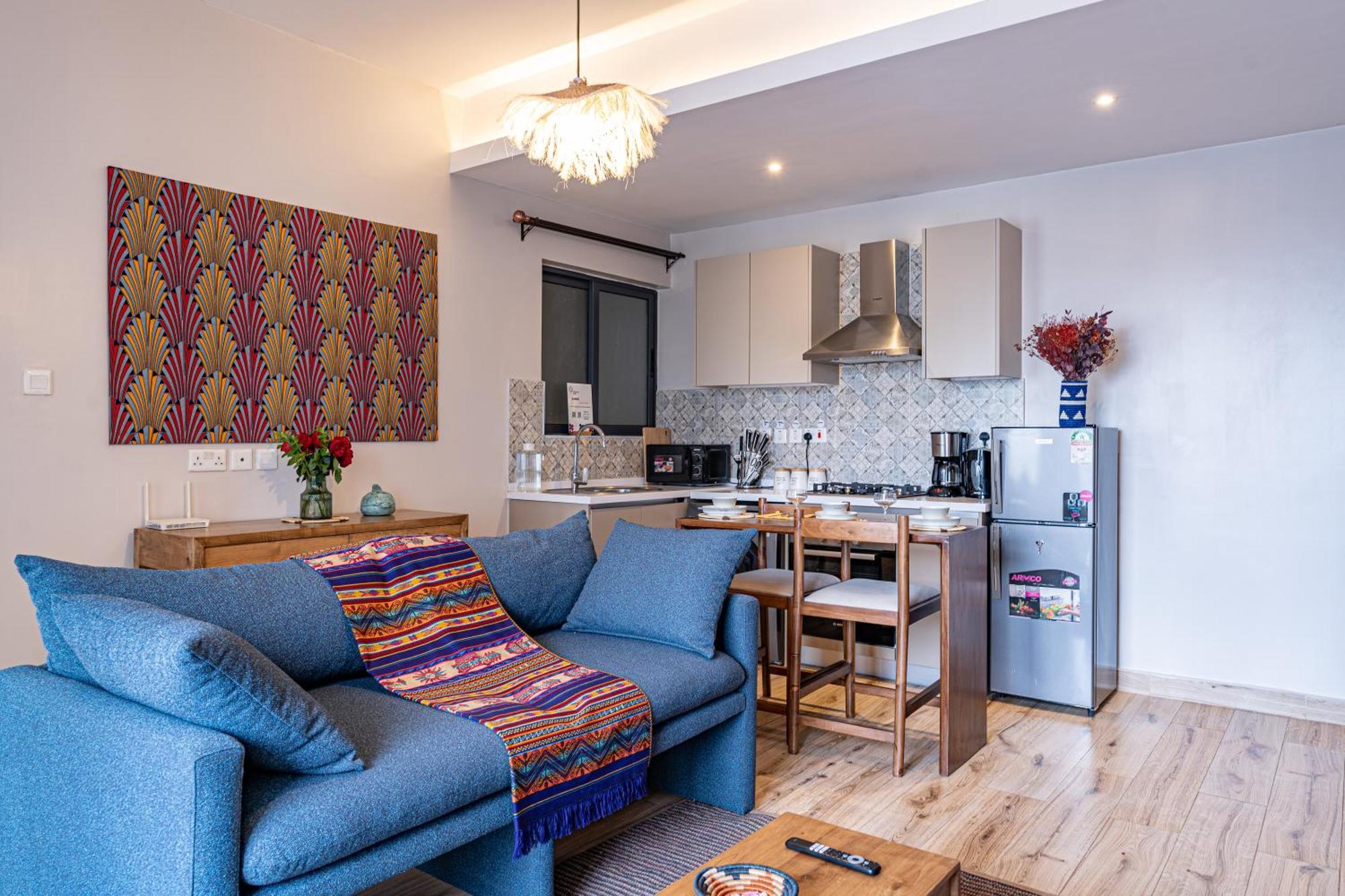 Apartamento Elite One Bedroom Apartment,swimming Pool, Gym, Workspace ,wonderiss Homes Close Proximity To Gtc, Jw Mariott And Kempinski Nairobi