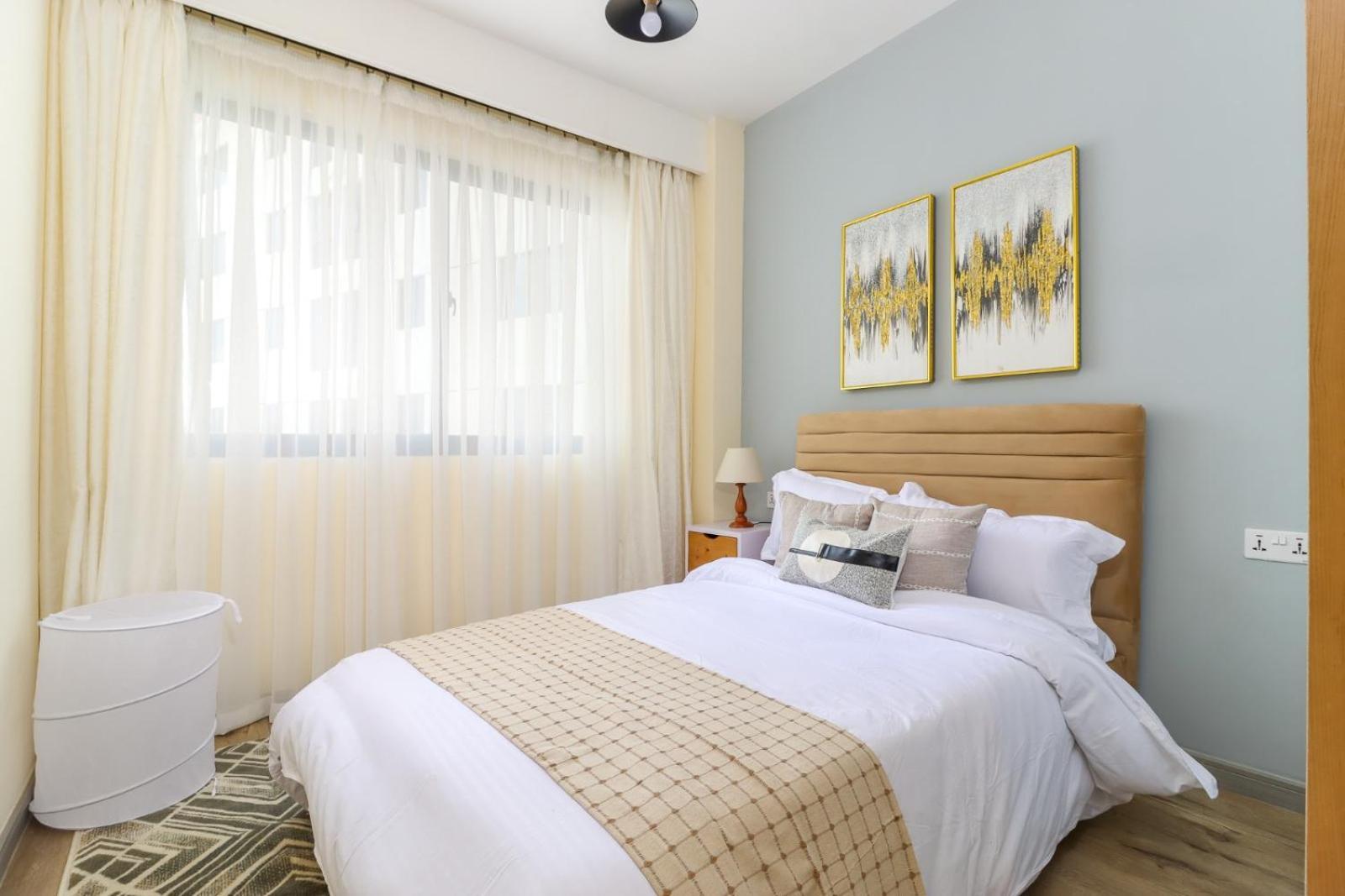 Elegant Cozy Two Bedroom With Heated Swimming Pool Well Equipped Gym Ample Parking Space And Children Playing Ground And A Relaxing Rooftop With Breathtaking Views * Nairobi