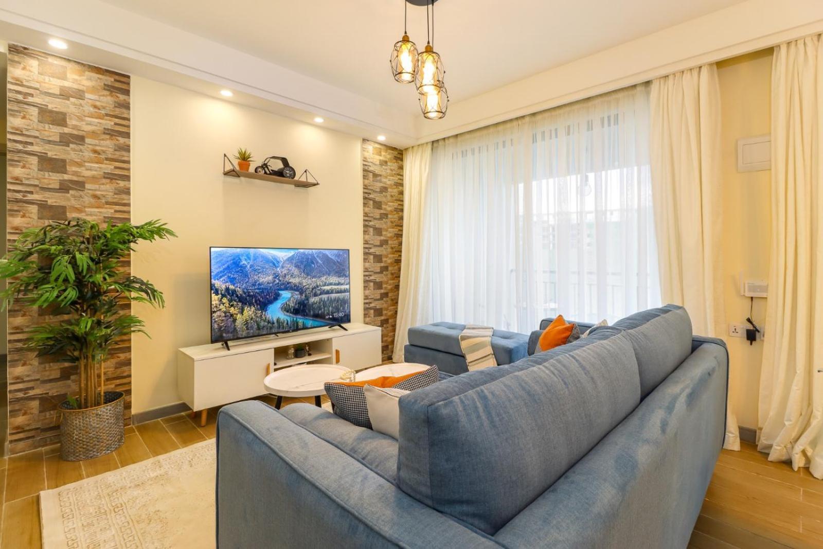 Elegant Cozy Two Bedroom With Heated Swimming Pool Well Equipped Gym Ample Parking Space And Children Playing Ground And A Relaxing Rooftop With Breathtaking Views