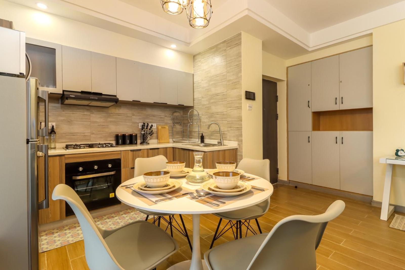 Apartment Elegant Cozy Two Bedroom With Heated Swimming Pool Well Equipped Gym Ample Parking Space And Children Playing Ground And A Relaxing Rooftop With Breathtaking Views