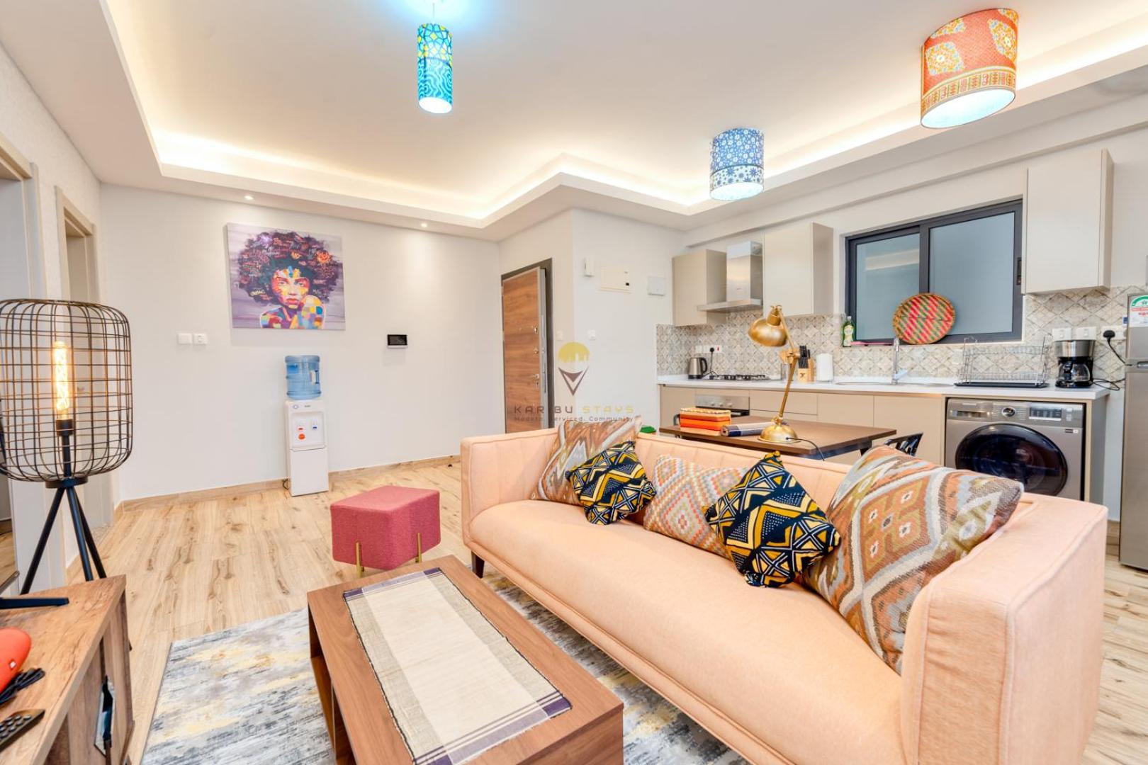 Elite 7 Star Luxe With Gym And Pool Next To Jw Marriott, Westlands Airport Shuttle, Luggage Storage Available Apartment *