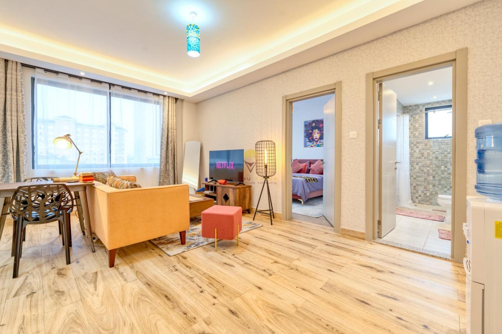 Elite 7 Star Luxe With Gym And Pool Next To Jw Marriott, Westlands Airport Shuttle, Luggage Storage Available Apartment *