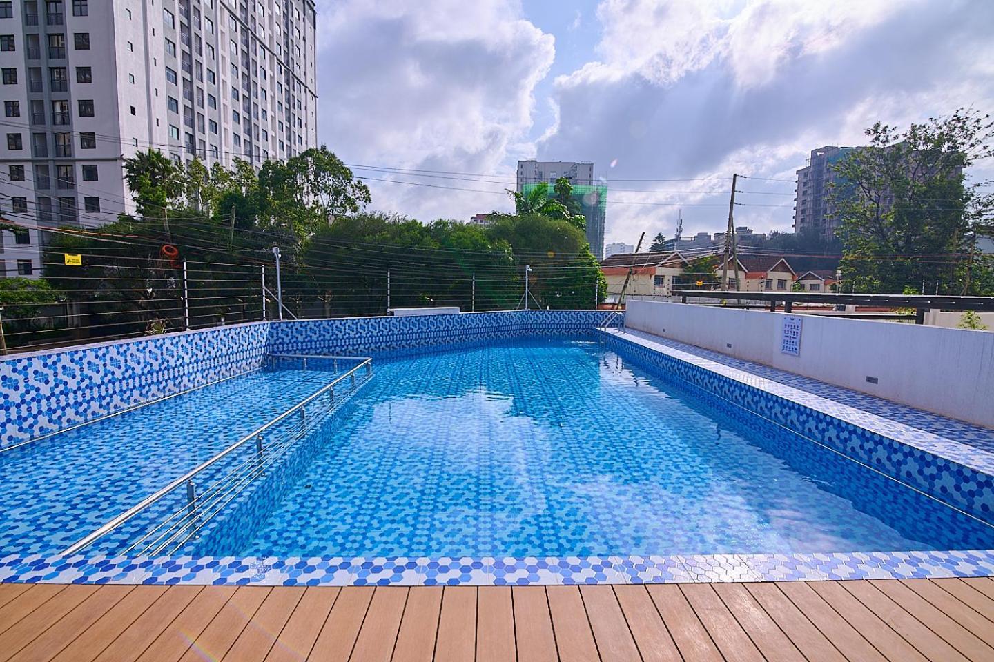Apartment Luxury Modern With A Pool And Gym In Kilimani