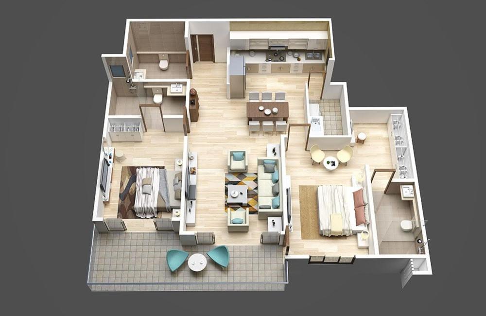 Modern, Fully Furnished 2bd