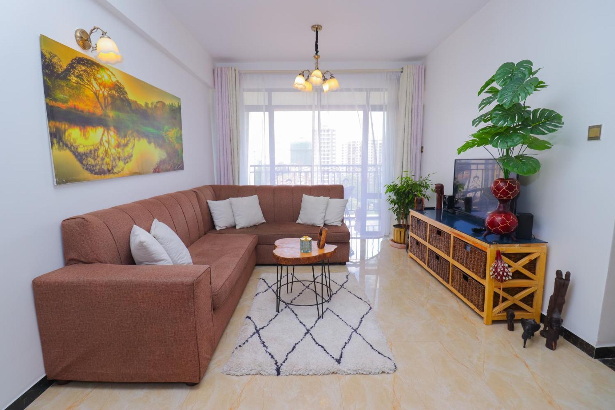 Tanduu's Specious 2bdr With Full Kittchen & Washmachine In Kilimani Apartment *