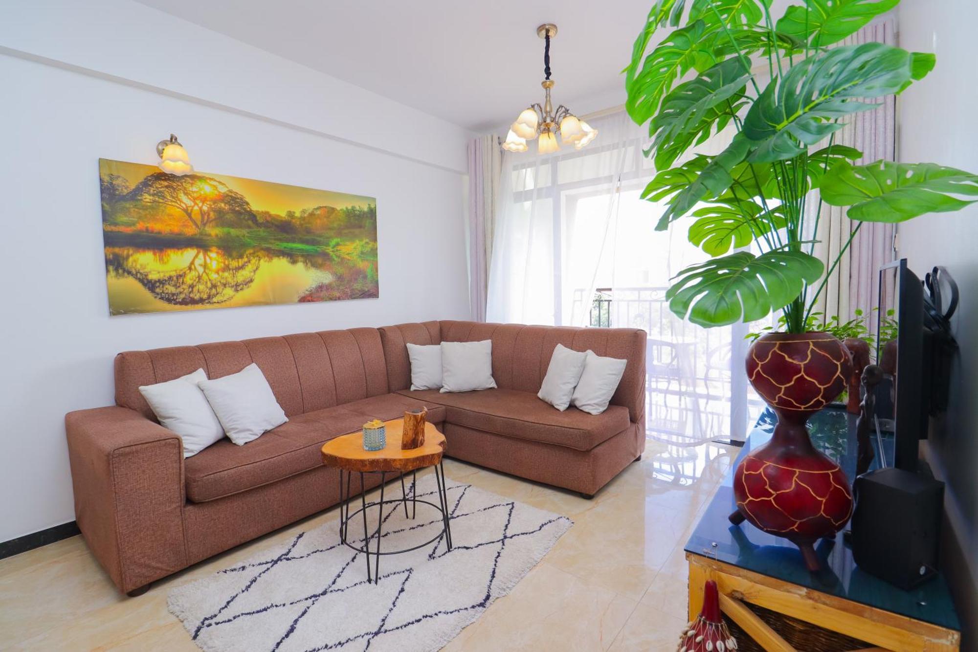 Apartment Tanduu's Specious 2bdr With Full Kittchen & Washmachine In Kilimani