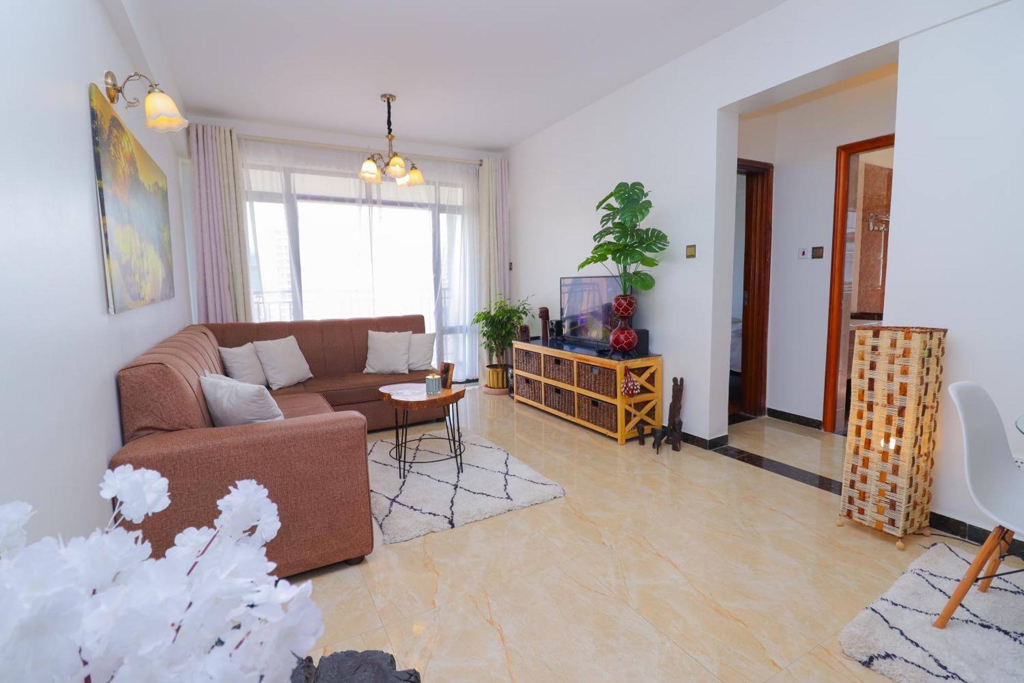 Tanduu's Specious 2bdr With Full Kittchen & Washmachine In Kilimani Apartment *