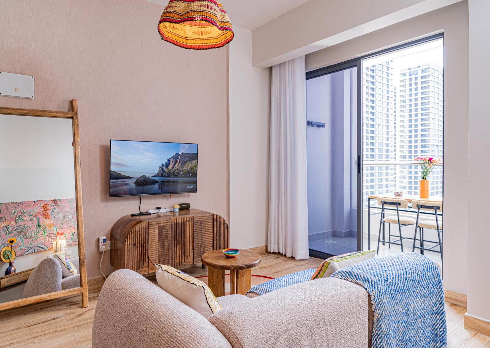 Elite One Bedroom Apartment,swimming Pool, Gym, Workspace ,wonderiss Homes Close Proximity To Gtc, Jw Mariott And Kempinski Apartamento *