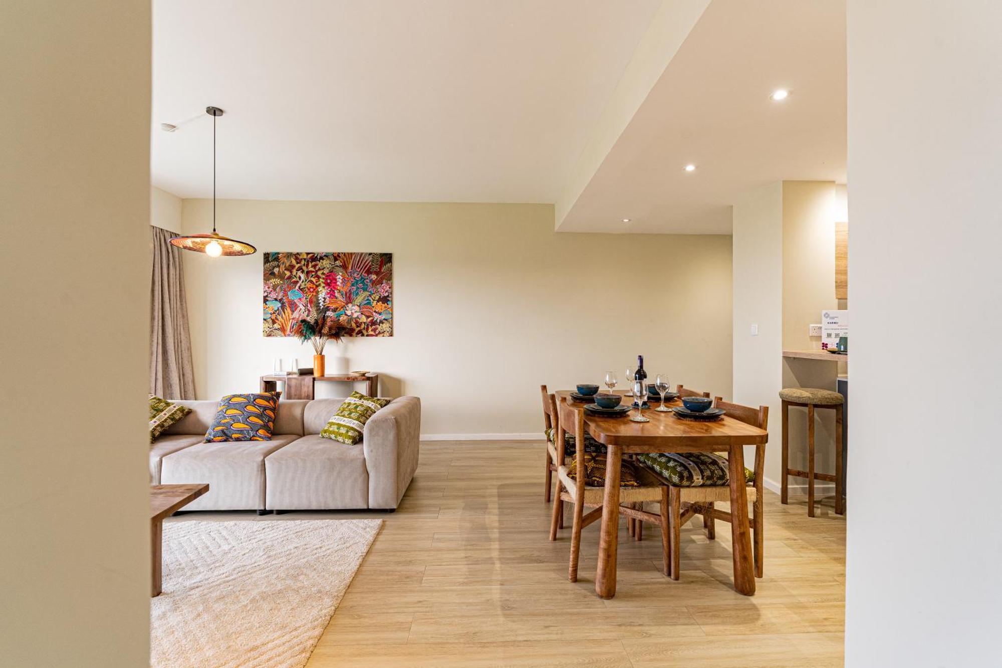 Riverside Square Two Bedroom Apartment, Swimming Pools, Gym, Workspace, Wonderiss Homes Westland Living Apartment