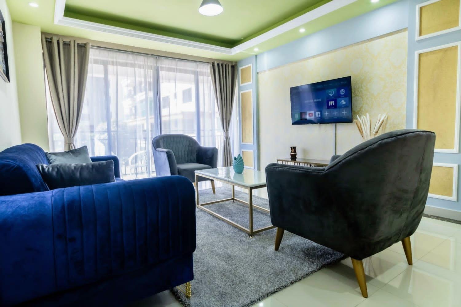 The Spacious Family Friendly Executively Furnished Three Bedroom With Breathtaking Views And Well Managed Garden For Chilling And Relaxing While Enjoying The Fresh Air And The Sunshine Of * Nairobi