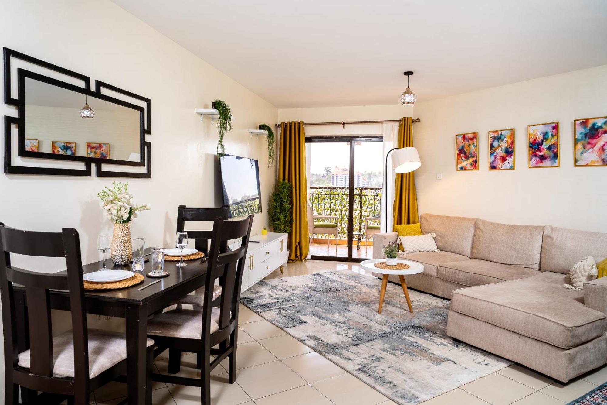 Apartment Magnolia Place- A Cosy, Modern 2br In Nairobi