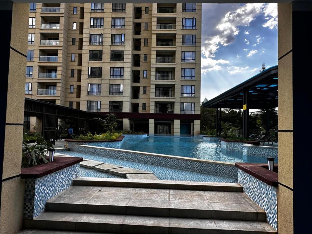 High Rise With Balcony & Pool 24 7 Security
