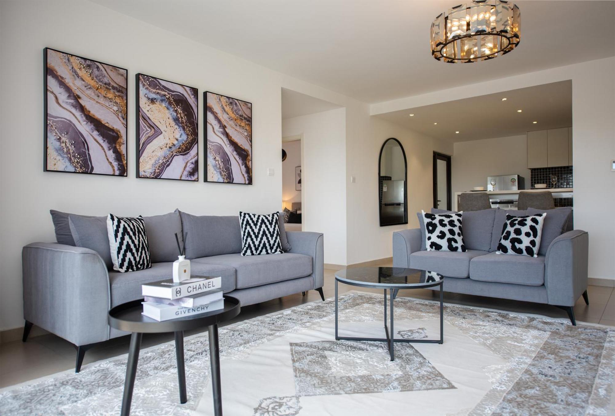 Apartment F&m's Stylish, Cozy & Neat 2br W Pool & Gym -lavington