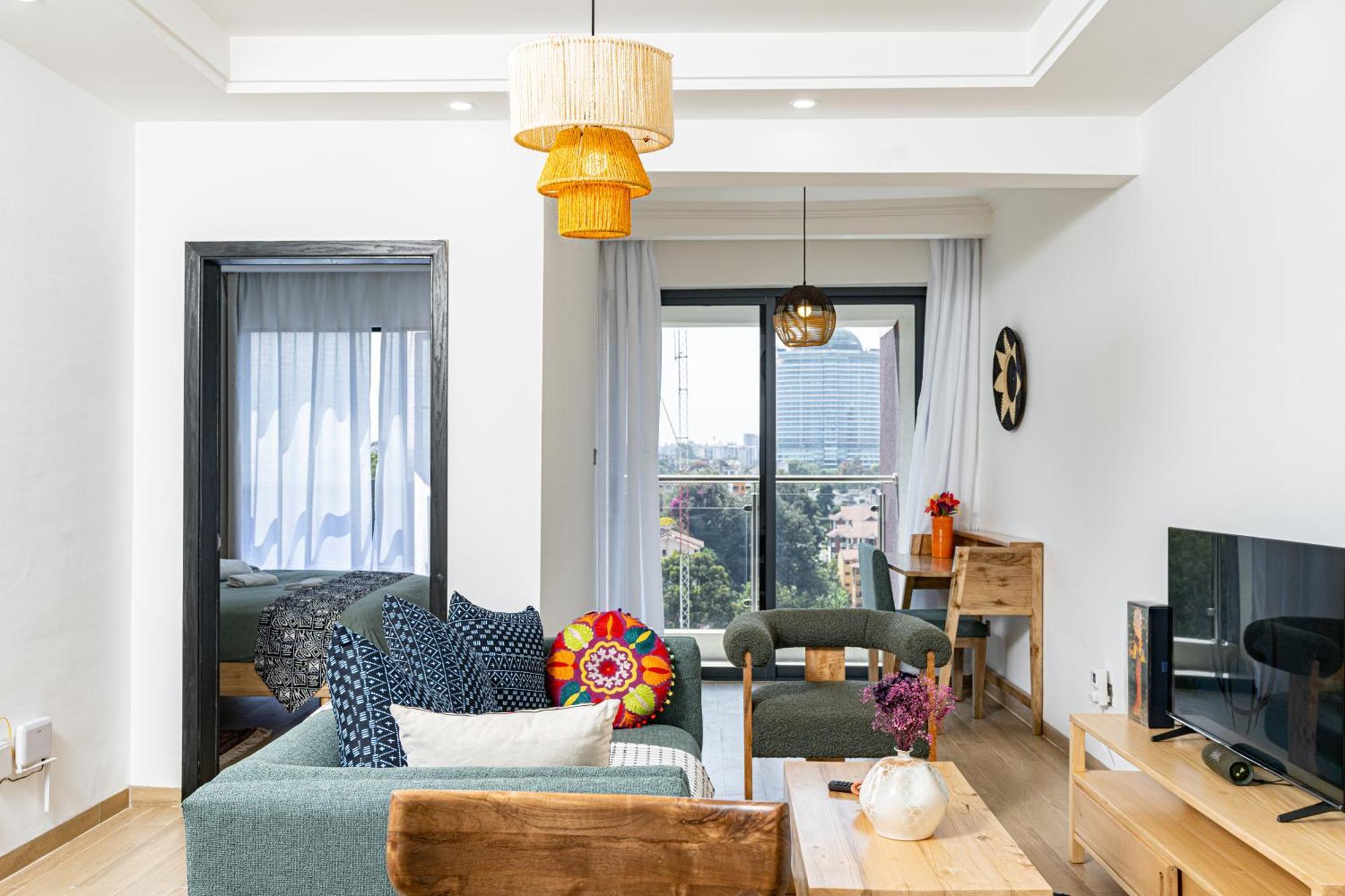 Marina Bay One Bedroom Apartment, Swimming Pool, Gym, Workspace ,wonderiss Homes Westland Living * Nairobi