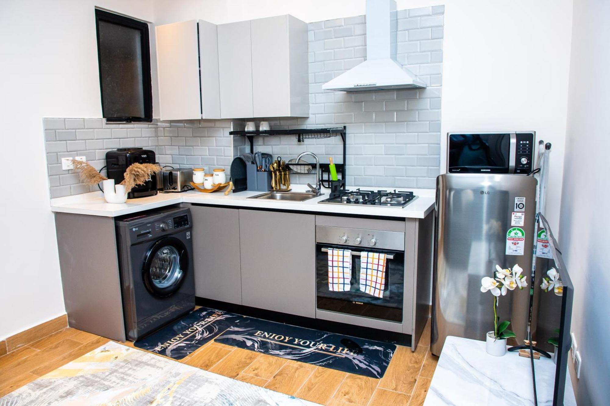 Wilma Towers Kilimani-one Bedroom With Gym, Swimming Pool, Sauna, Steam Room-kilimani Luxe Loft Bed & Breakfast