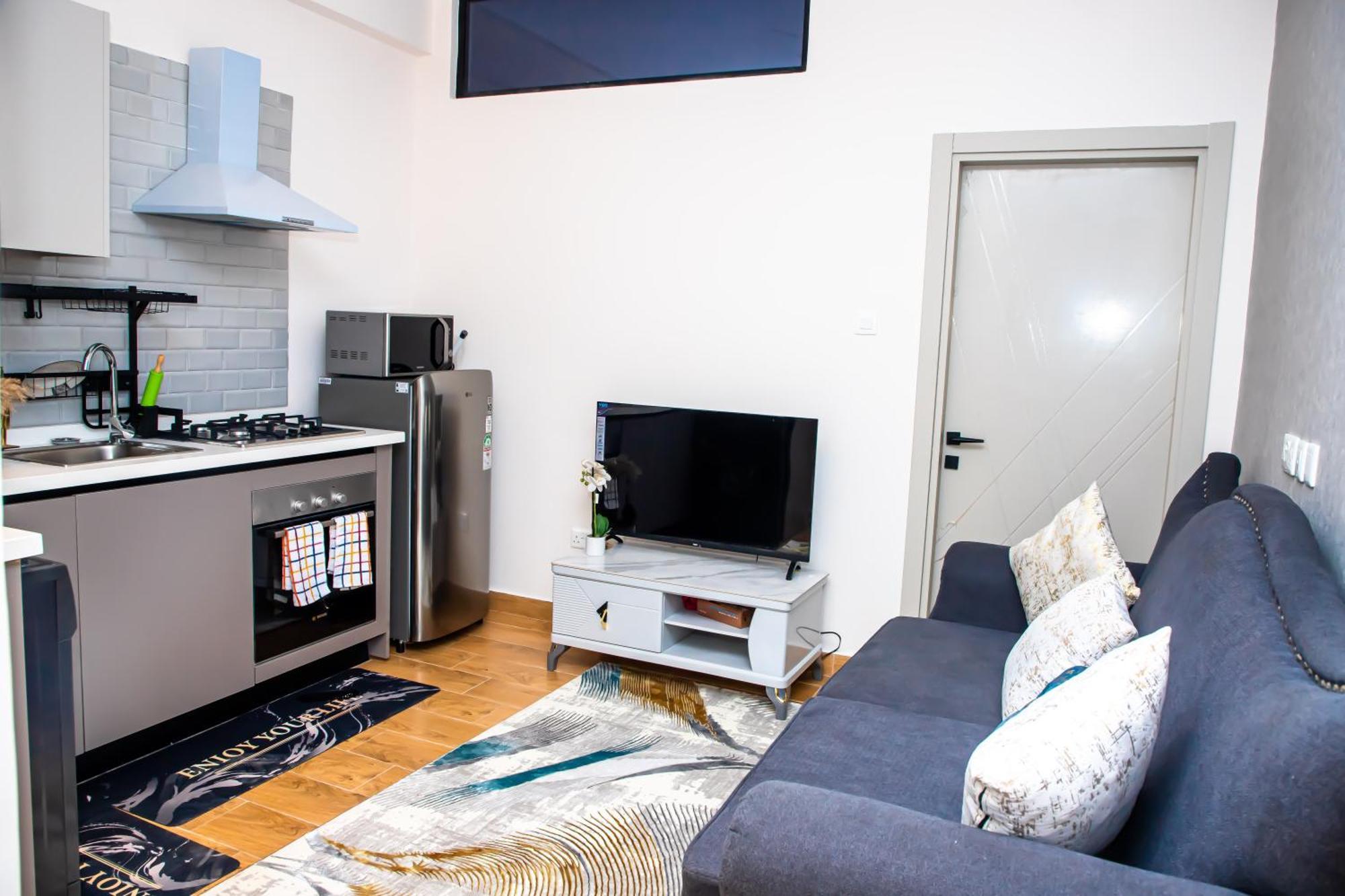 Wilma Towers Kilimani-one Bedroom With Gym, Swimming Pool, Sauna, Steam Room-kilimani Luxe Loft Bed & Breakfast