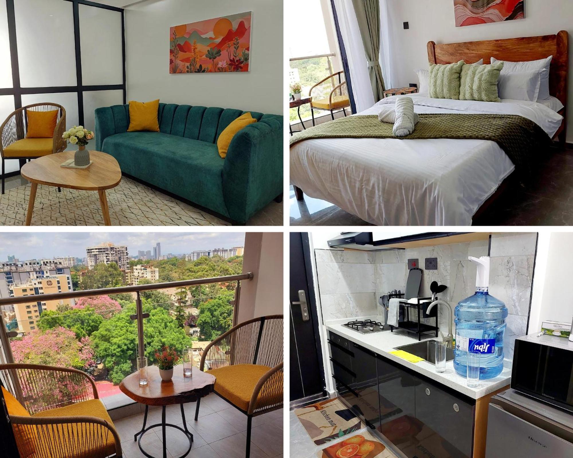 Apartment Serene Views & Balcony Kileleshwa