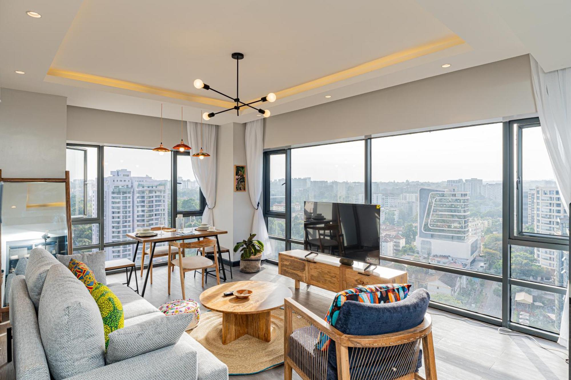 Apartment Escada & 2-bedroom, Rooftop Swimming Pool, Gym, Workspace, Wonderiss Homes Westland Living