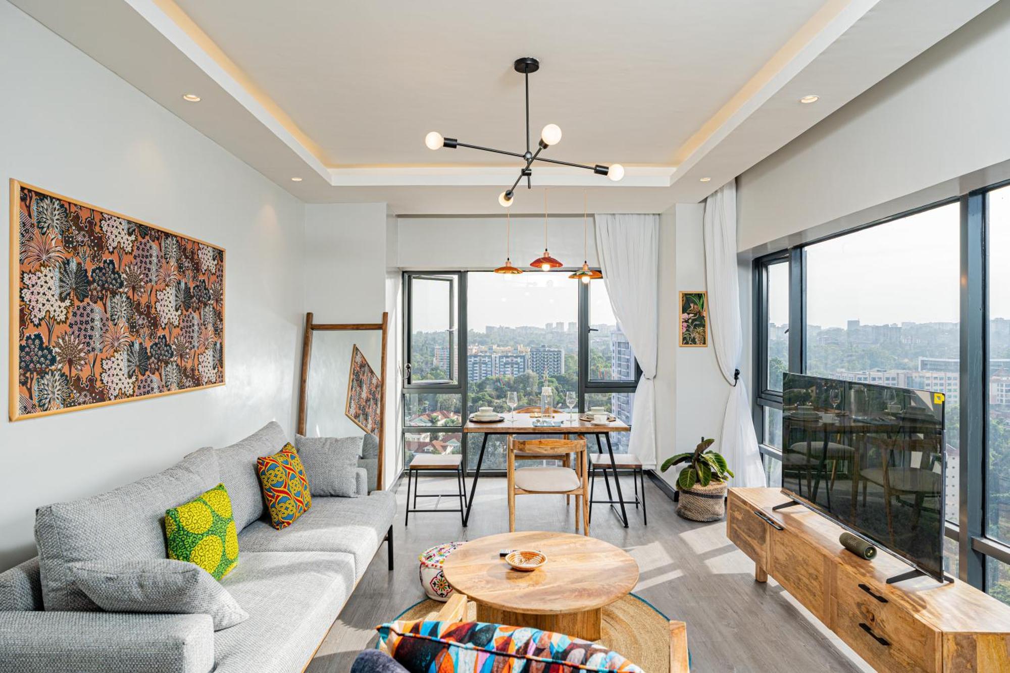 Escada & 2-bedroom, Rooftop Swimming Pool, Gym, Workspace, Wonderiss Homes Westland Living * Nairobi